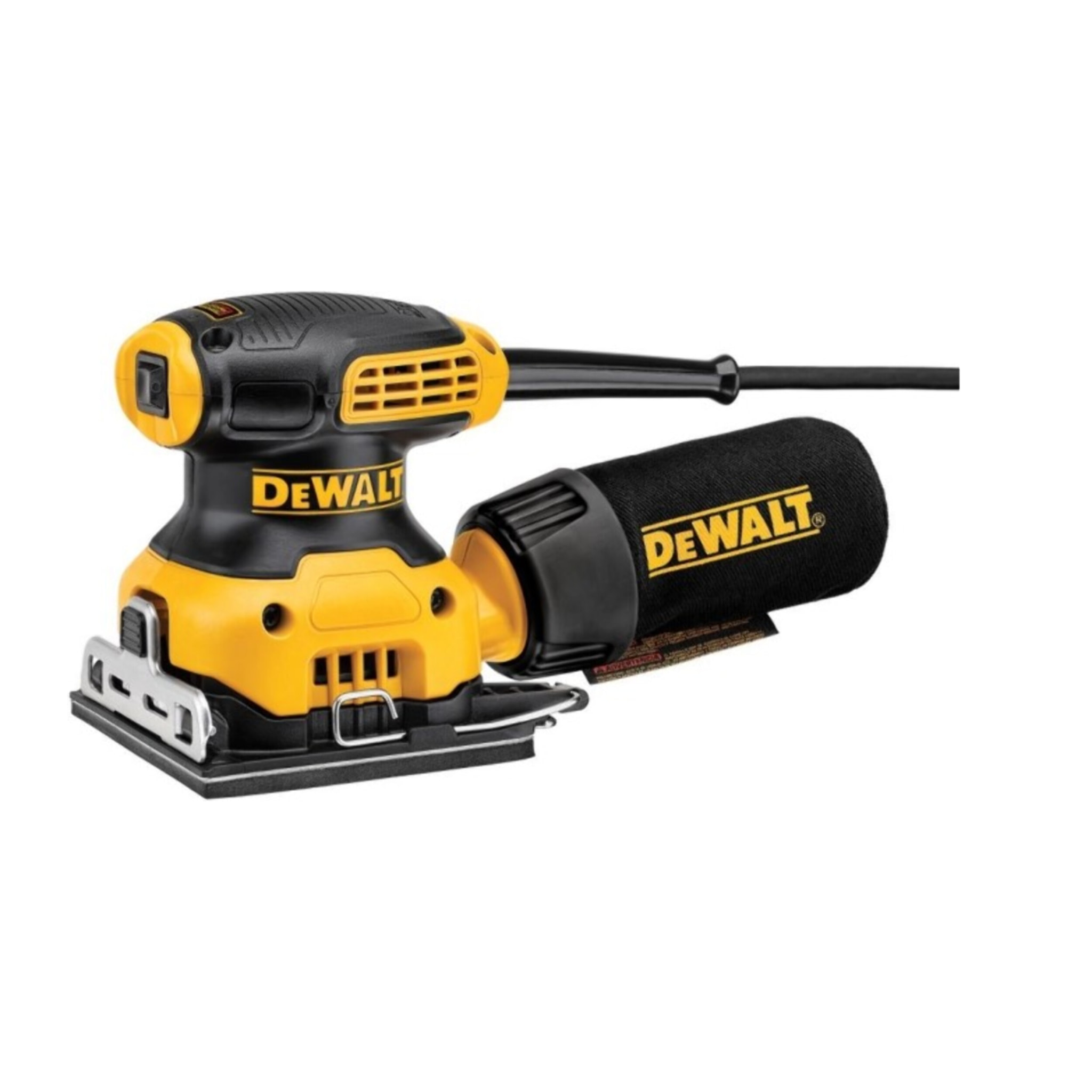 Ponceuse vibrante de finition DEWALT 230W 1/4 feuille DWE6411