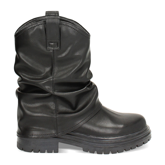 Botas biker negras