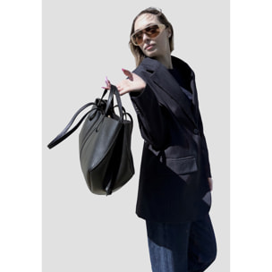 Borsa a Mano Shopper a Spalla da Donna in Pelle Dollaro