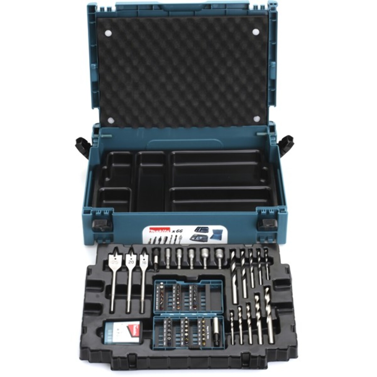 Juego de accesorios MAKITA 66 piezas en caja MAK-PAC - B-43044