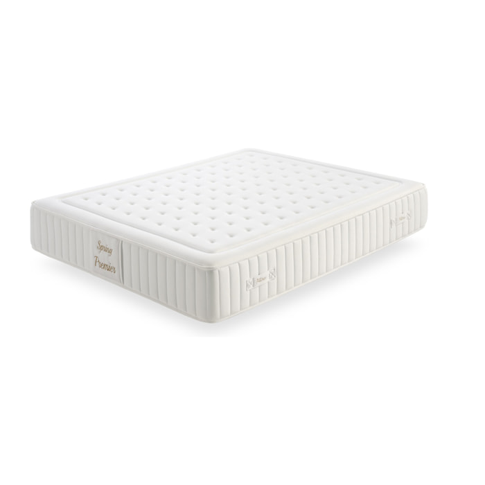 Matelas Ressorts Ensachés Micro Spring Premier, 30 cm, 2 places - Moonia