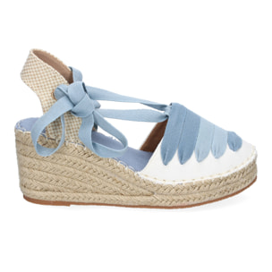 Sandalia de Mujer con Cuña de Yute, Diseño Moderno, Perfectas para PrimaveraVerano