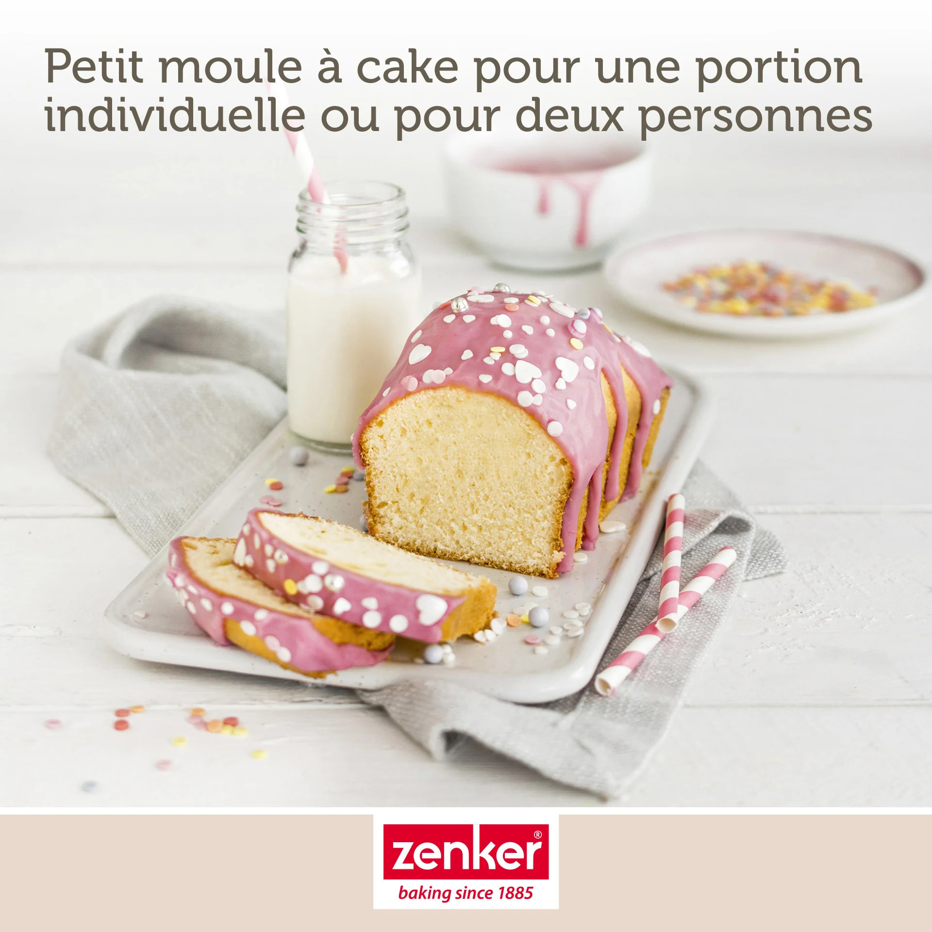 Lot de 2 mini moules à cakes 20 cm Zenker Special Mini