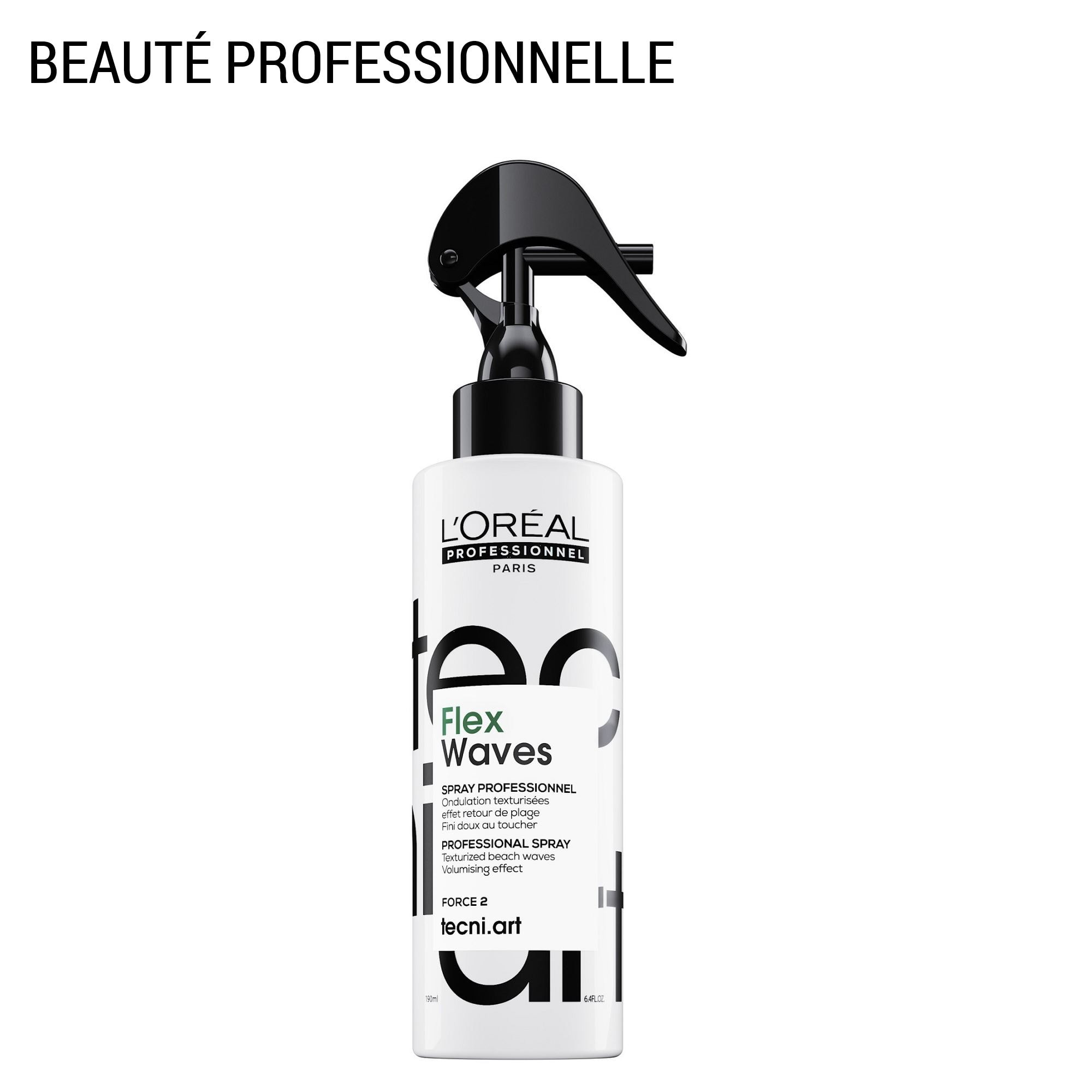 Tecni.art - Flex Waves Spray Ondulations Texturisées Effet Retour de Plage 190 ml