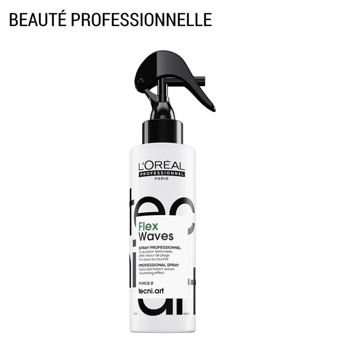 Tecni.art - Flex Waves Spray Ondulations Texturisées Effet Retour de Plage 190 ml