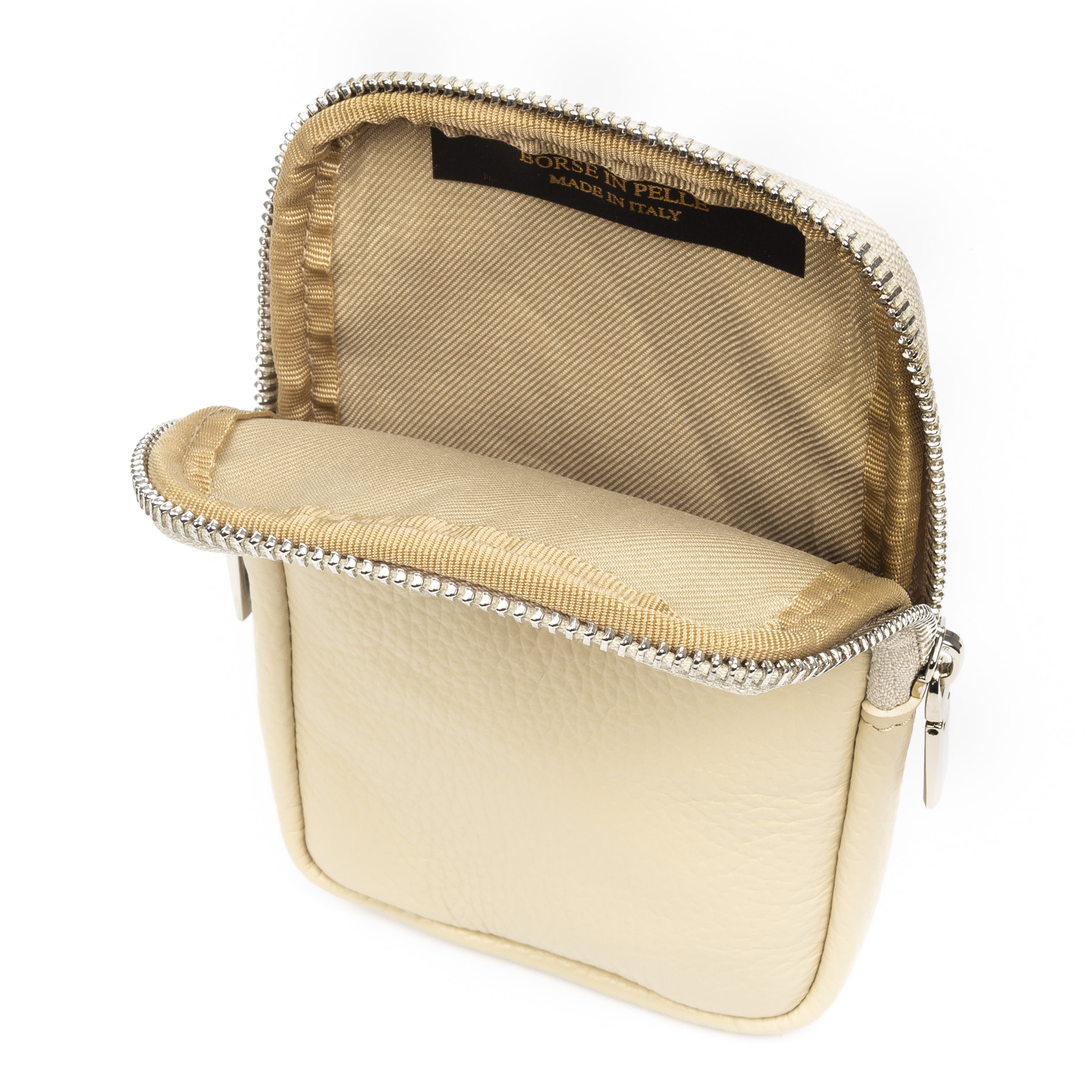 Albaredo Bolso bandolera de mujer de piel auténtica acabado Dollaro