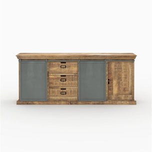 Ensemble 2 buffets en bois de manguier - Tabuk