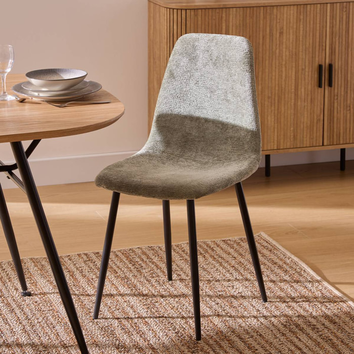 Chaise "Tyka" vert Kaki
