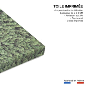 Tableau infinitude de la forêt landaise Toile imprimée