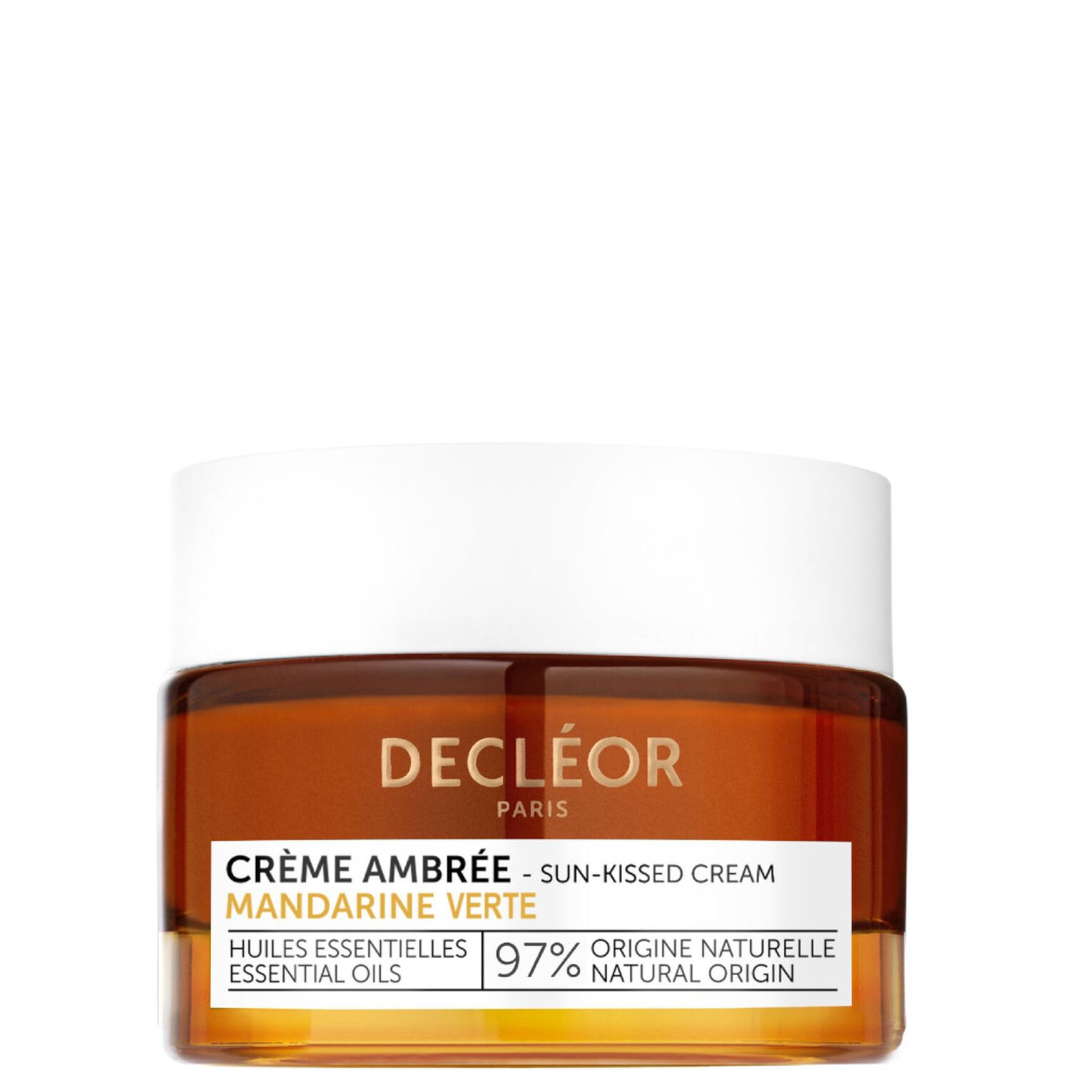 Crème Ambrée Mandarine Verte - Illumine-Lisse-Repulpe 50 ml