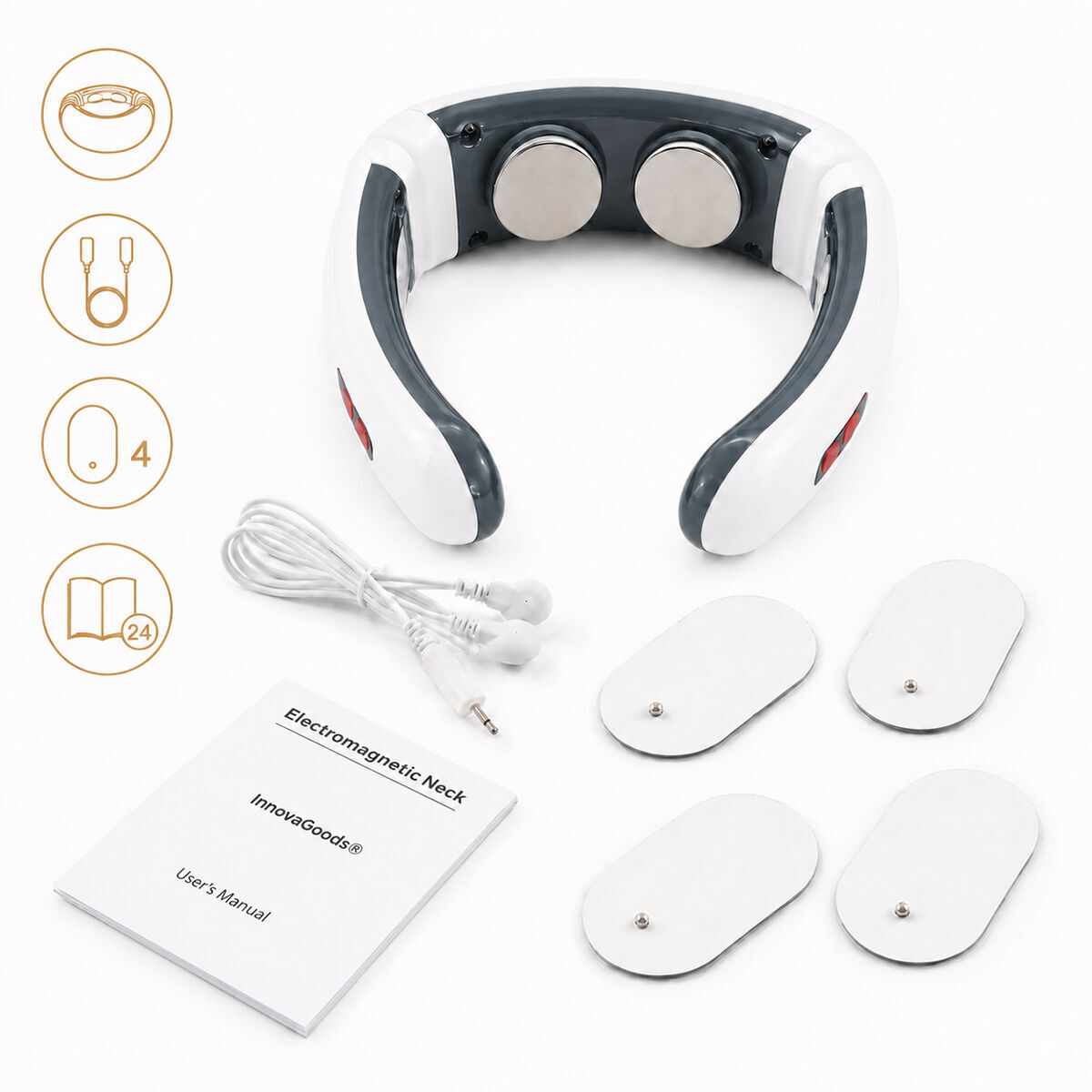 Masseur de Cou et de Dos Électromagnétique Calmagner InnovaGoods