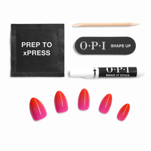 xPRESS-ON - Squeeze the Day - Faux ongles réutilisables, effet gel - OPI