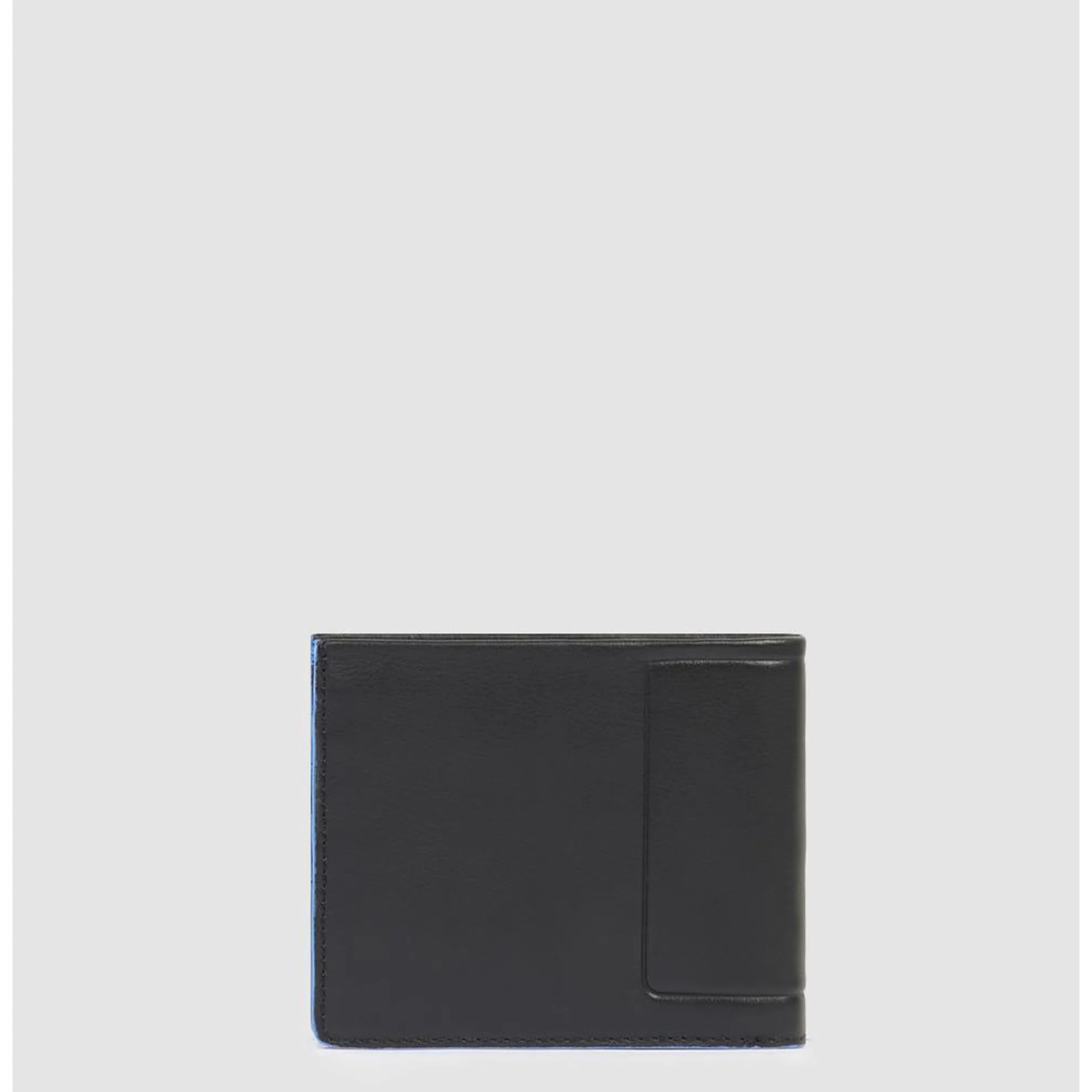 Piquadro Portafogli in pelle con porta documenti rimovibile, schermato protezione RFID