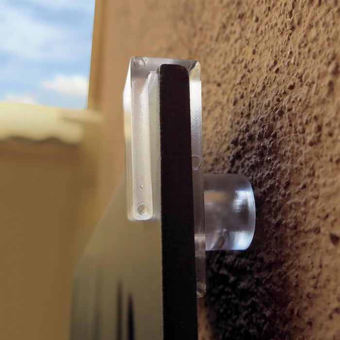 Fijador Para Paneles Y Celosias Wallfix