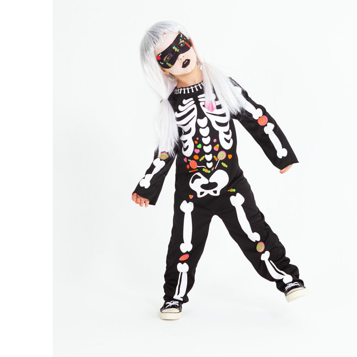 DISFRAZ ESQUELETO CANDY INF