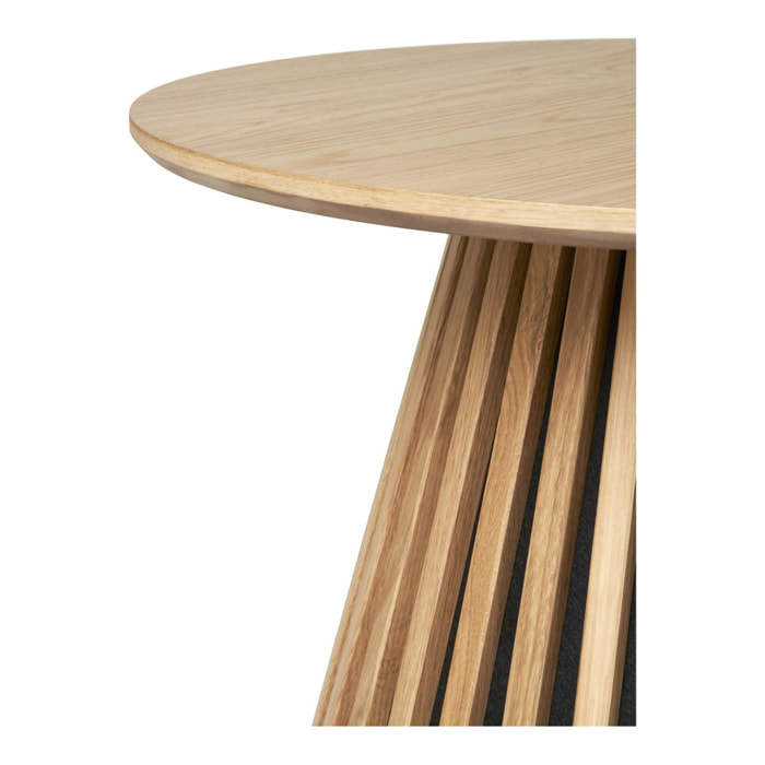 Tavolino da salotto Osaka in rovere naturale ø70 cm