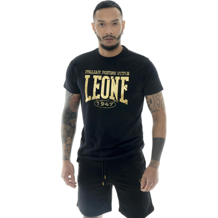 Camiseta de hombre Leone Boxing Legend de algodón elástico