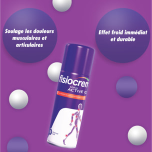Fisiocrem Spray Active - Dispositif Médical Effet Froid - Soulagement Douleurs Musculaires & Articulaires - Arnica, Calendula, Millepertuis - 150 ml