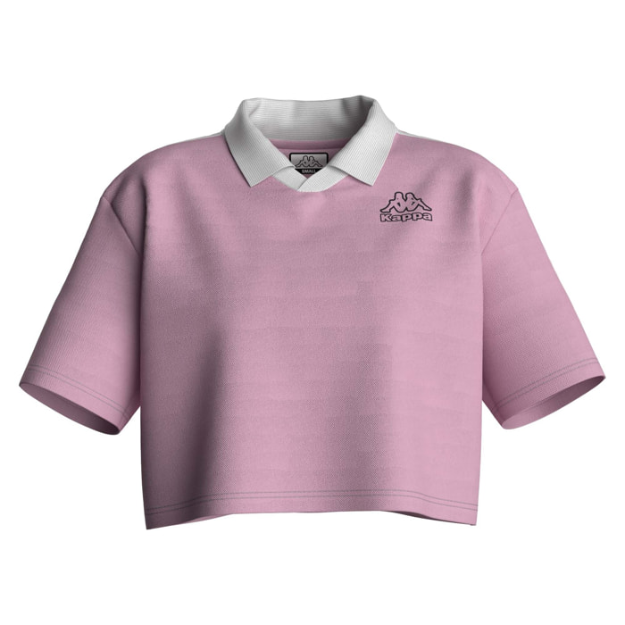 Kappa - Camisetas y tops Mujer Violeta - Logo Ifla