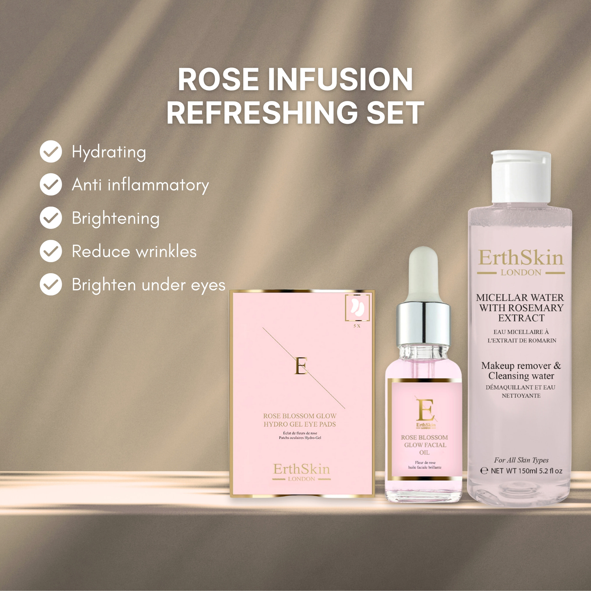 Set de limpieza Rose Glow
