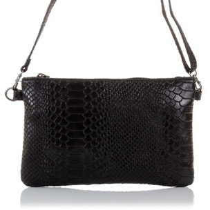 Deanna Borsa a mano Donna. Pelle autentica Camoscio Inciso Serpente