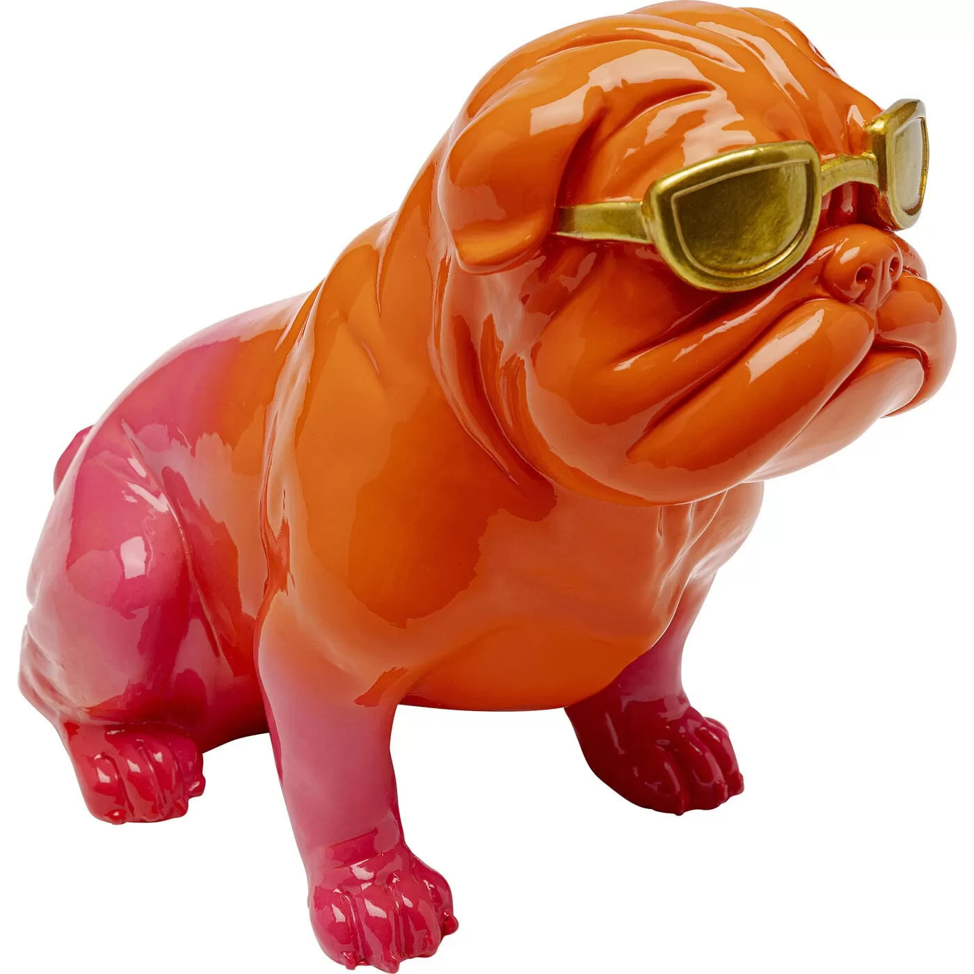 Déco Fashion bouledogue orange 17cm Kare Design