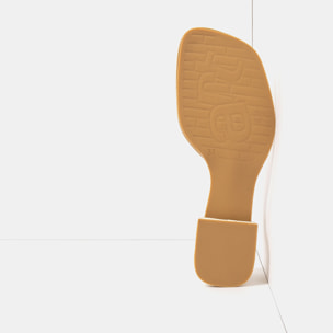 Sandalias 2001 NAPPA SHINNY PALE YELLOW / BERGAMO color Pale yellow