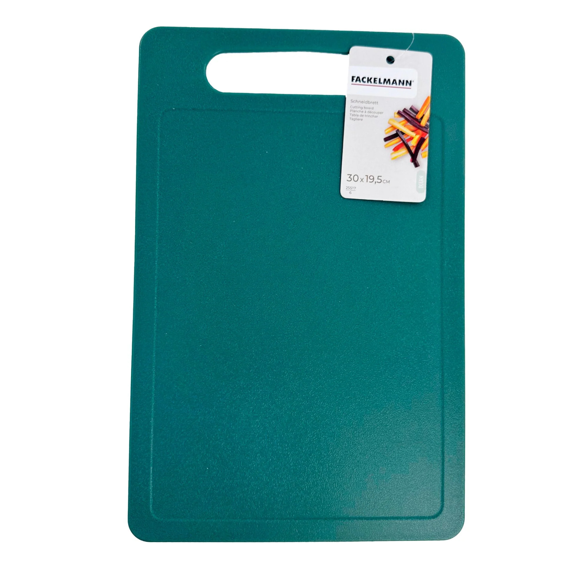 Petite planche à découper en plastique vert Fackelmann Ocean