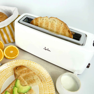 Tostadora JATA TT579 con una ranura larga. 6 niveles de tostado. También descongela