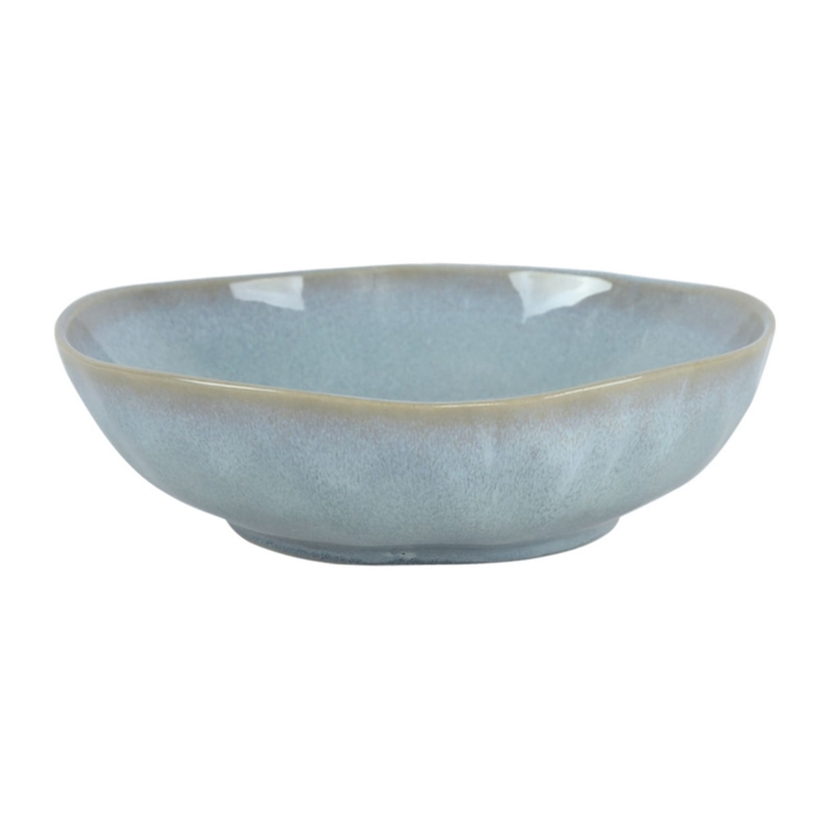 Servizio piatti in ceramica 18 pezzi blu moderno- Elen