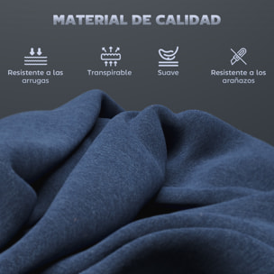 Juego de 2 Taburetes de Bar Taburetes Altos de Cocina con Respaldo y Reposapiés Tapizado en Terciopelo Marco de Acero Taburetes Altos Modernos para Comedor Mostrador Azul