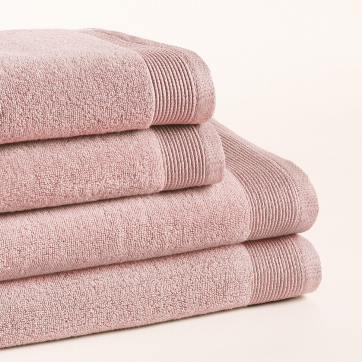 Lot de 4 serviettes Harmony Pink - Zero Twist - 600 grammes