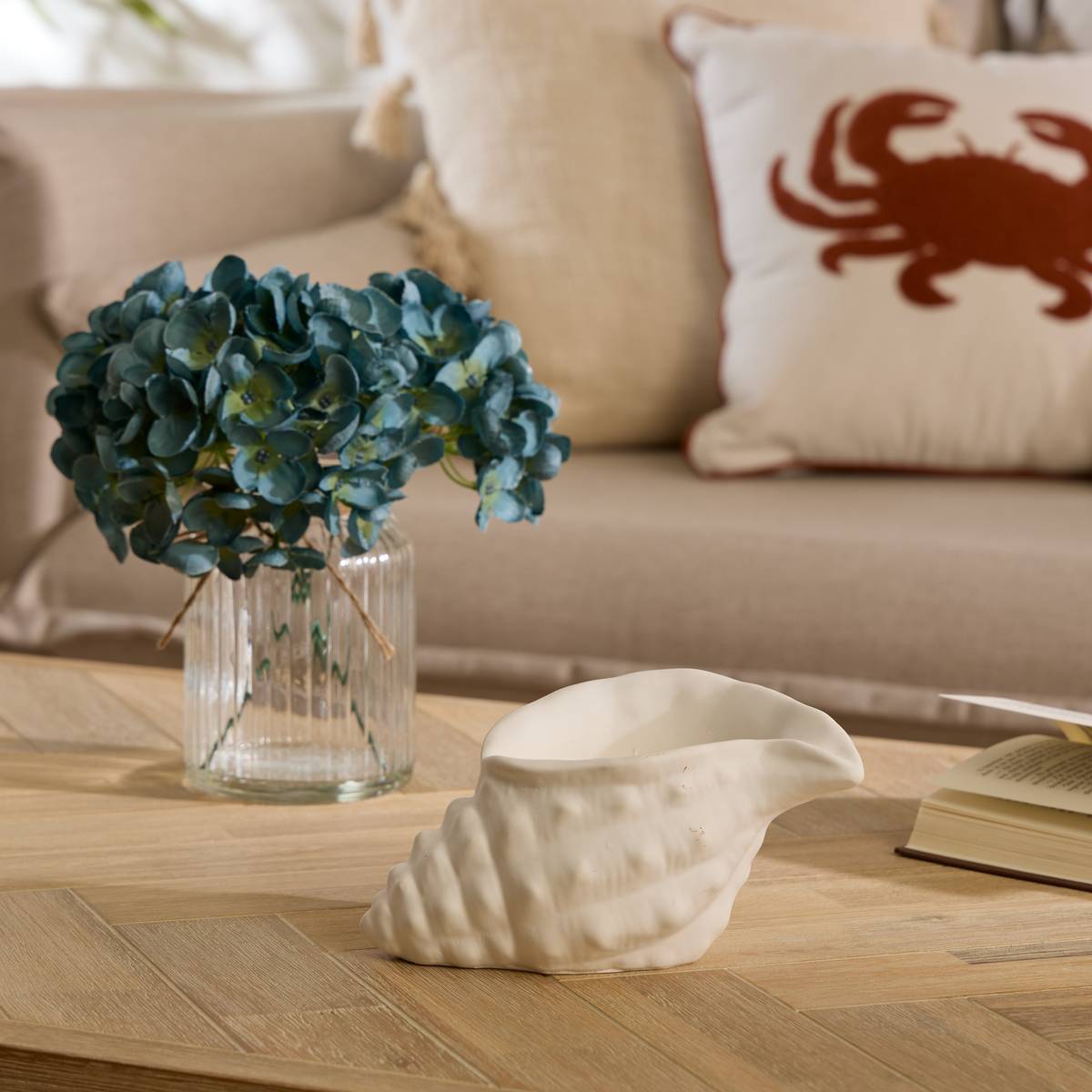 Bougie parfumée Ocea forme coquillage 140g ylang