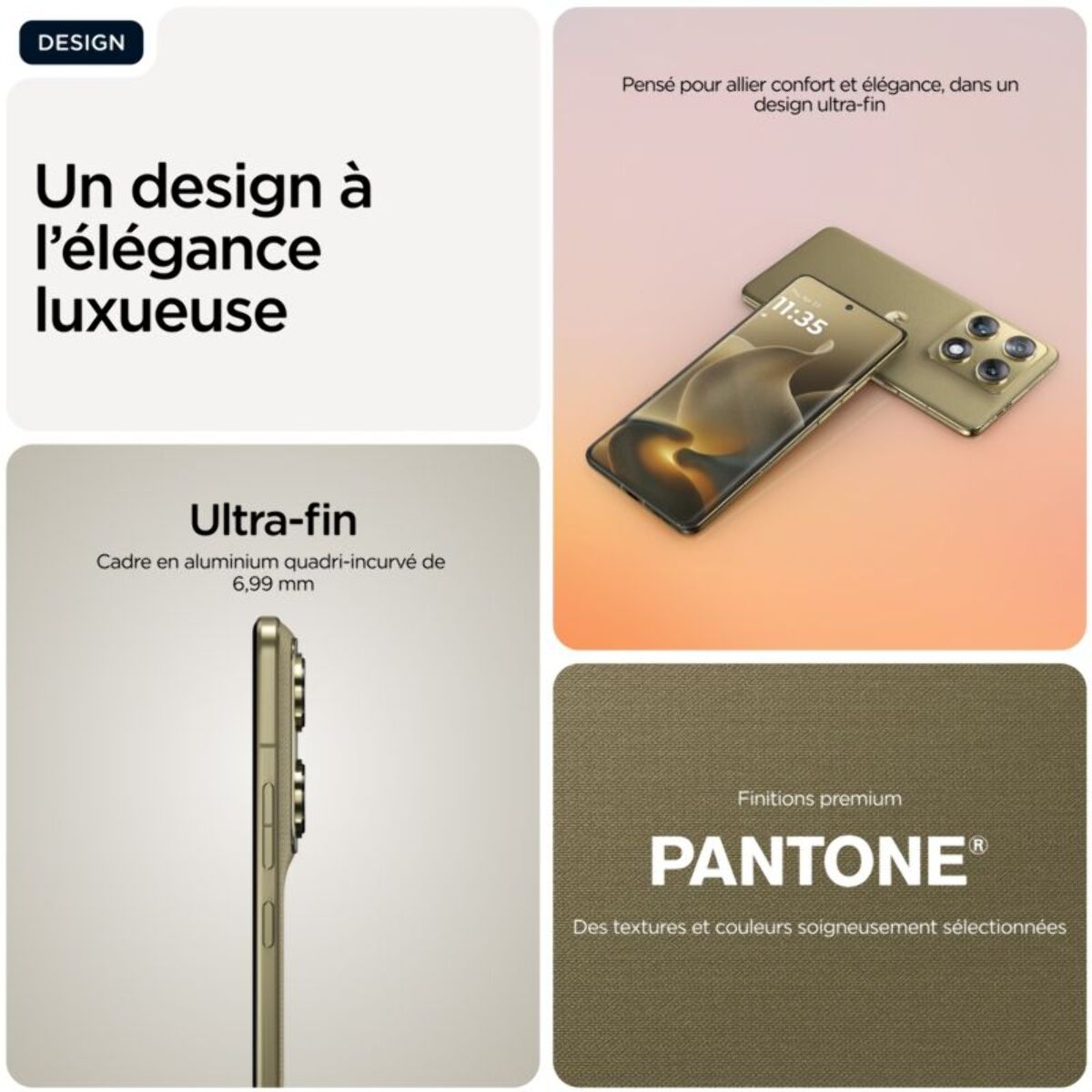 Smartphone MOTOROLA Signature 512 Vert Martini olive