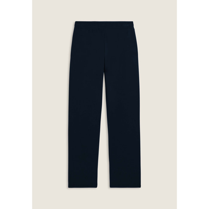 Pantaloni regular con gamba dritta e coulisse