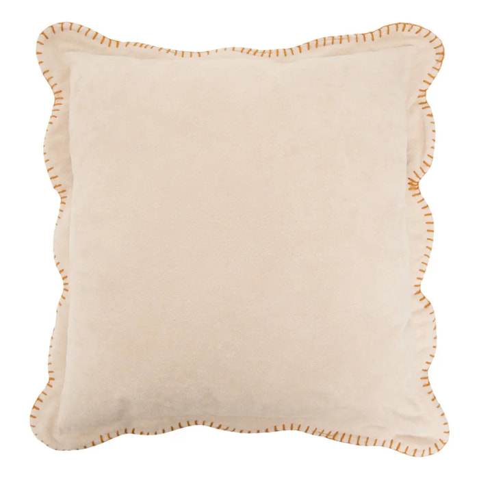Coussin Automne carré 40x40cm blanc