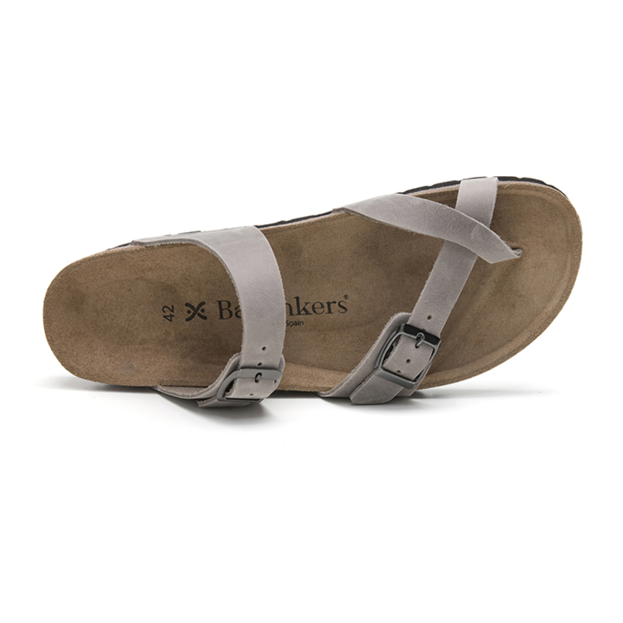 SANDALIA BABUNKERS GRIS