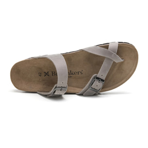 SANDALIA BABUNKERS GRIS