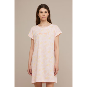 Maximaglia donna cotone sunset flower Noidinotte