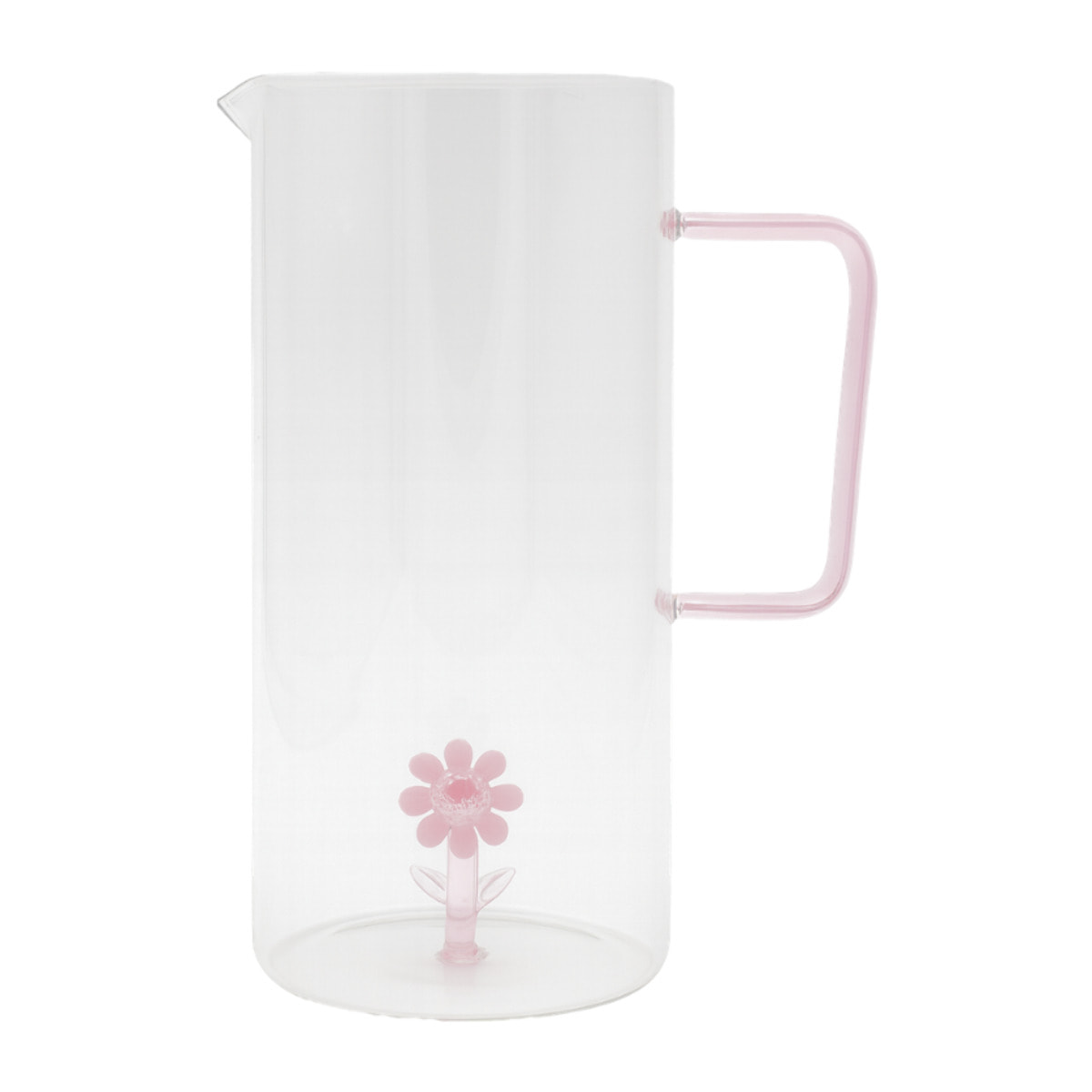 Carafe en verre avec fleur, FLORA