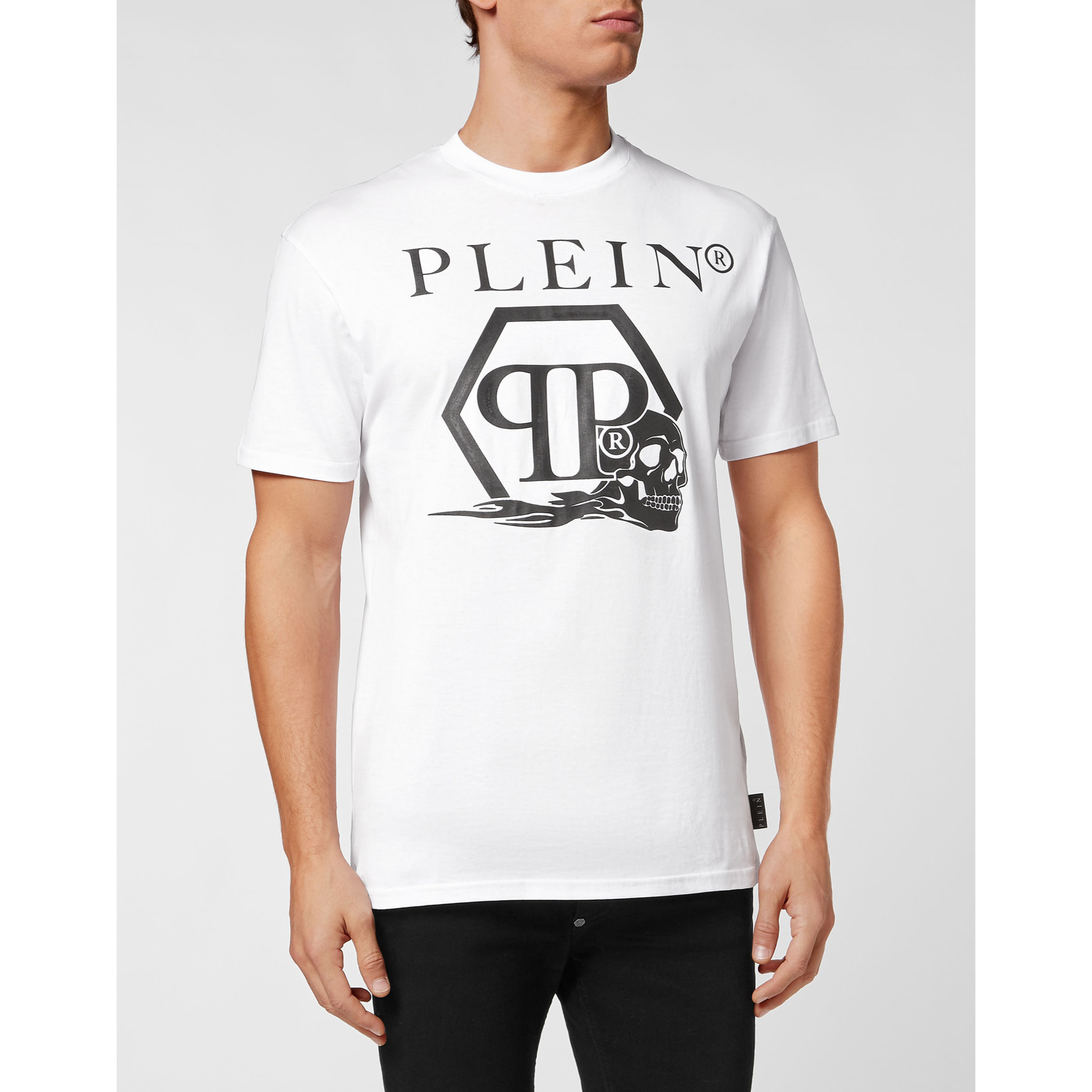 PHILIPP PLEIN Camiseta Cuello Redondo SKULL AND PLEIN