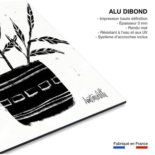 Tableau Botanique et Poterie Tableau alu Dibond