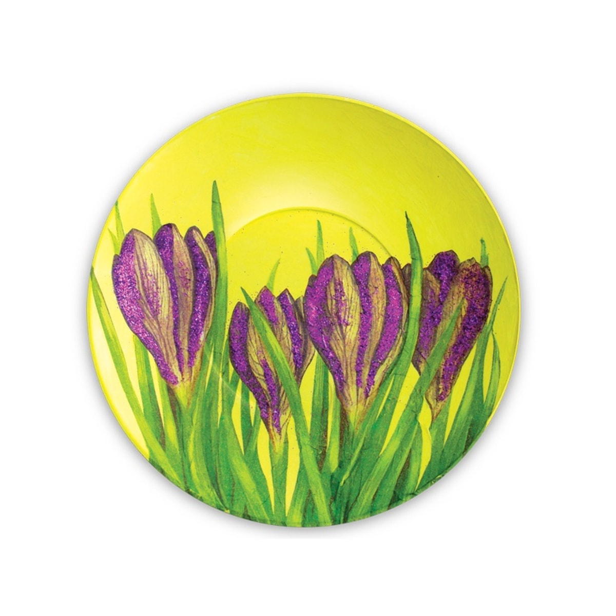 PLATO CON FLORES DE PRIMAVERA