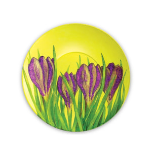 PLATO CON FLORES DE PRIMAVERA