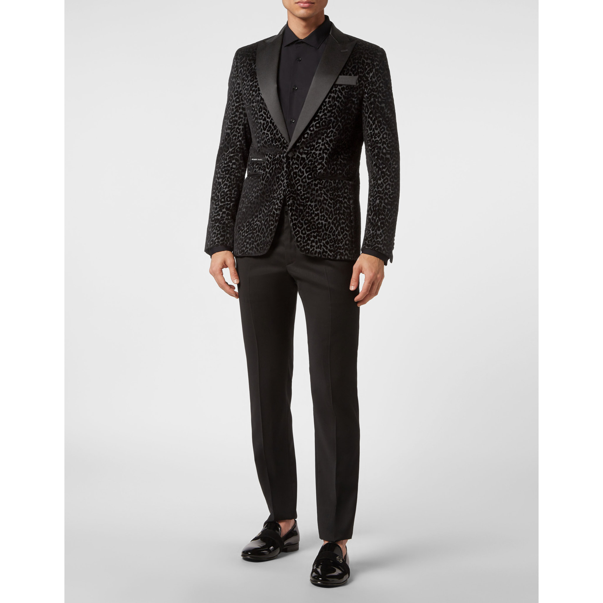 PHILIPP PLEIN One-Button Blazer Slim Fit