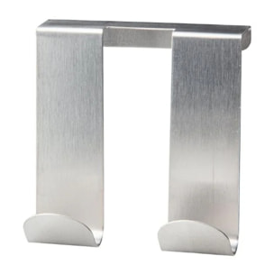 Crochet double pour porte Fackelmann Tecno