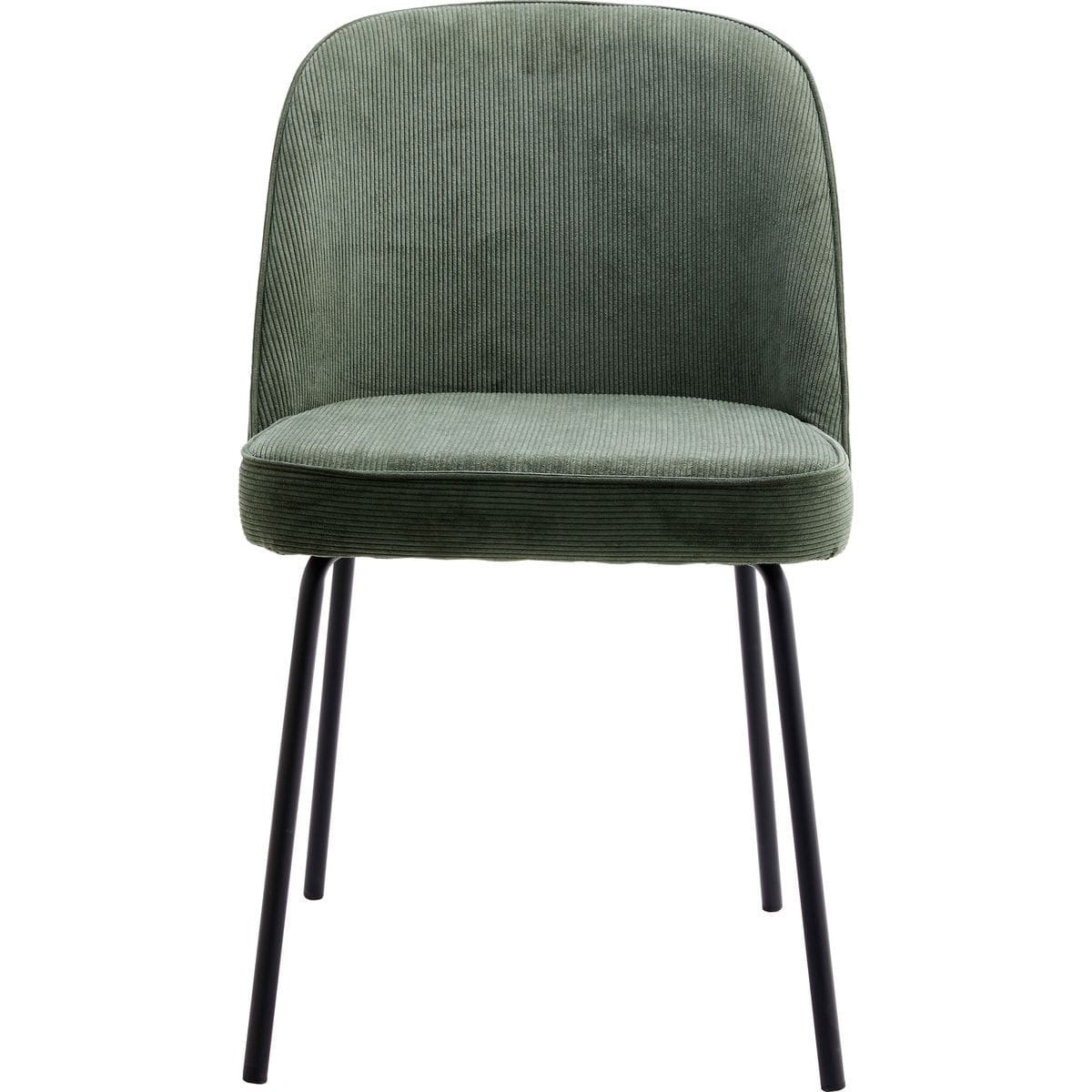 Lot de 2 chaises en velours côtelé - OLDEN