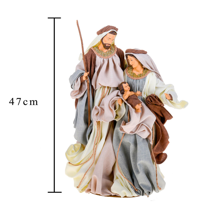 NativitÃ Su Base - Pezzi 1 - 23,5X46,99X17,78 - Colore: grigio - Bianchi Dino - Articoli Natalizi