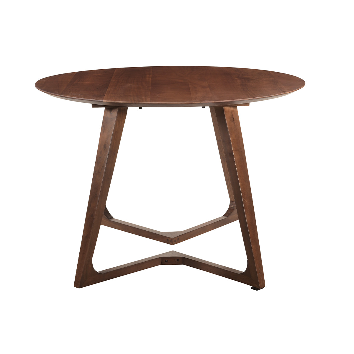 Table design ronde en bois massif L115 cm BANDOL