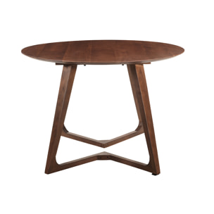 Table design ronde en bois massif L115 cm BANDOL
